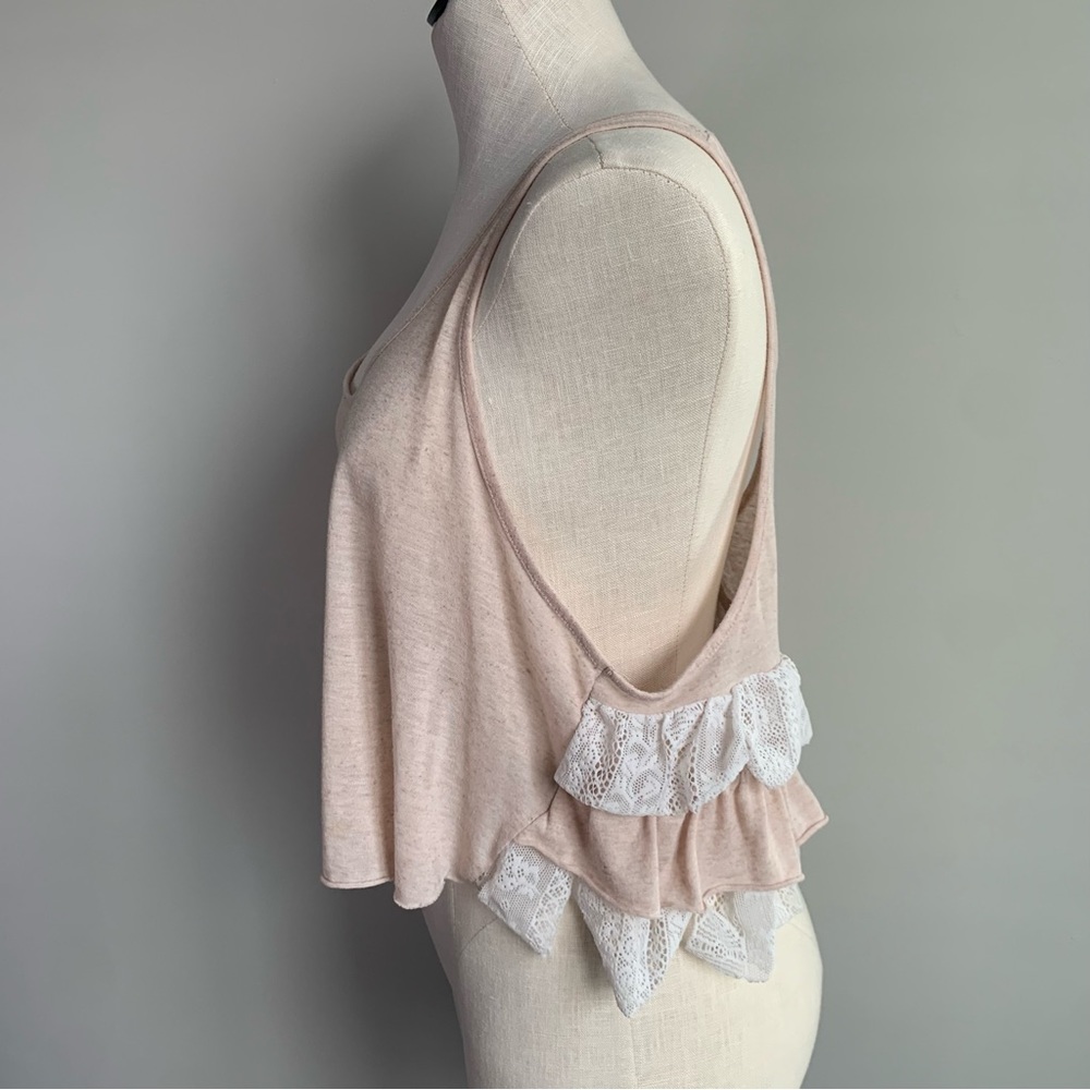 Free People Ruffled Crop Tank - Picture 3 of 3